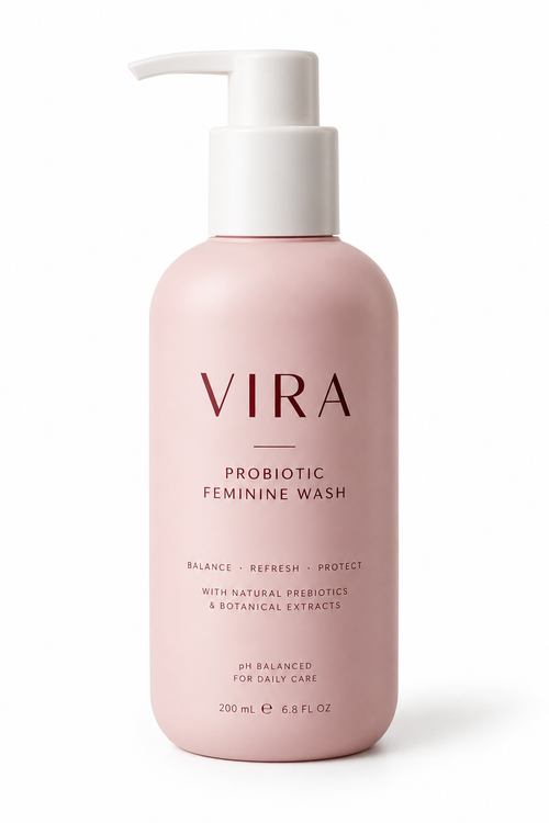 Vira Probiotic Feminine Wash packaging